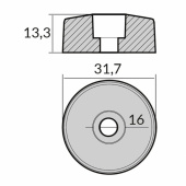 Zink Till Flex-o-Fold Ø31,7mm (tidigare 1141437)